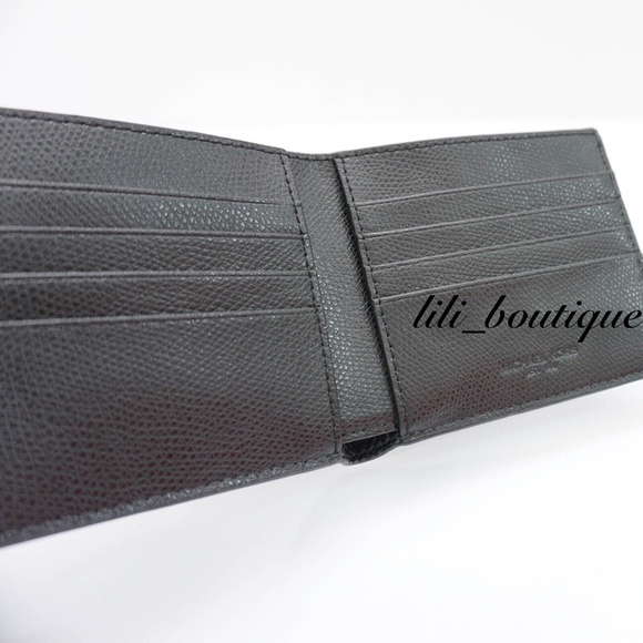 NWT Michael Kors Men's Warren Billfold Bifold Wallet Leather Black $118 No Box - Picture 5 of 7